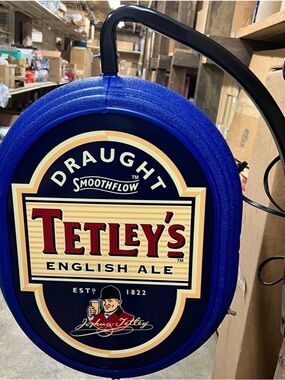 Tetley's Double Sided Pub Light